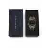 DANIEL WELLINGTON Zegarek Unisex DW00100765 42mm Różowe Złoto Koperta ze Stali Nierdzewnej Czarny Skórzany Pasek Kwarcowy
