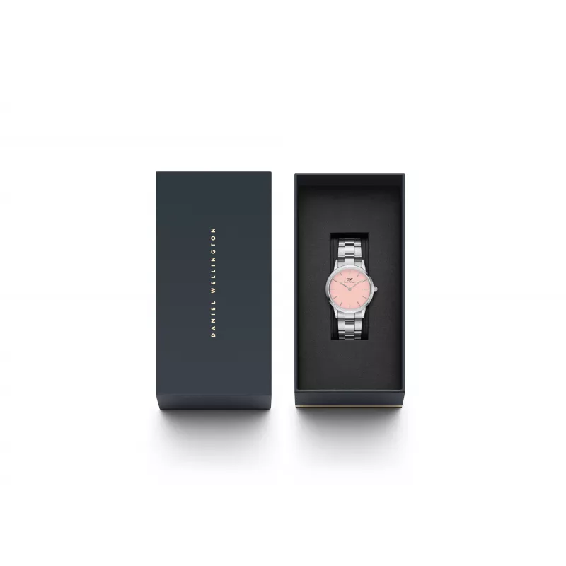 Zegarek damski DANIEL WELLINGTON Petite Lumine 32mm Różowe Złoto Siatka DW00100535
