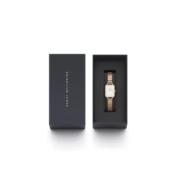 Zegarek damski DANIEL WELLINGTON DW00100672 20mm Różowe Złoto Stal Nierdzewna Siatka