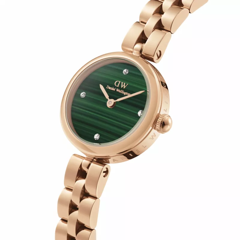 Zegarek damski DANIEL WELLINGTON DW00100721 (22mm) - Różowe złoto, siateczka ze stali nierdzewnej