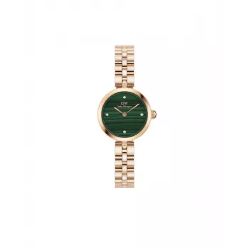 Zegarek damski DANIEL WELLINGTON DW00100721 (22mm) - Różowe złoto, siateczka ze stali nierdzewnej