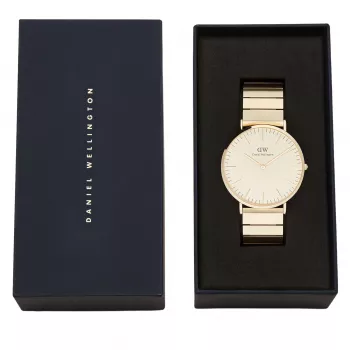 Zegarek damski DANIEL WELLINGTON DW00100779 40mm Różowe Złoto Czarny NATO
