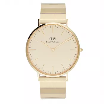 Zegarek damski DANIEL WELLINGTON DW00100779 40mm Różowe Złoto Czarny NATO