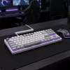 DARK PROJECT ALU87A Daylight mechaniczna klawiatura, przełączniki G3MS Zircon, rosyjski układ, aluminium, RGB, hot-swap, TKL