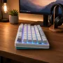 DARK PROJECT ALU87A Daylight mechaniczna klawiatura, przełączniki G3MS Zircon, rosyjski układ, aluminium, RGB, hot-swap, TKL