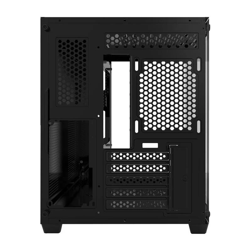 Darkflash C285MP Mid-Tower PC Case, Tempered Glass Side Panel, ATX, Czarny