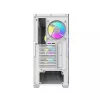 Darkflash DS900WD Obudowa komputerowa ATX Mid-Tower (Biała) z 4 wentylatorami ARGB i panelem bocznym ze szkła hartowanego