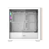 DARKFLASH DS900WS Mid Tower Biała obudowa z 4 wentylatorami ARGB