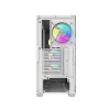 DARKFLASH DS900WS Mid Tower Biała obudowa z 4 wentylatorami ARGB
