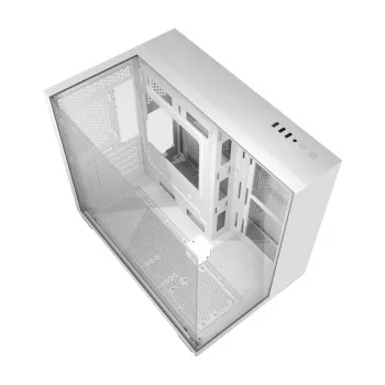DARKFLASH TH285M White Mid-Tower Computer Case with Tempered Glass