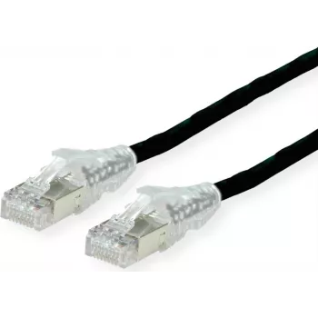 Dätwyler Cat.6 U/UTP LS0H kabel krosowy, RJ45 AMP v2, czarny, 20 m