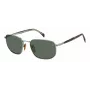 DAVID BECKHAM DB-1143-S-31Z Okulary przeciwsłoneczne męskie Dark Havana Green 57mm