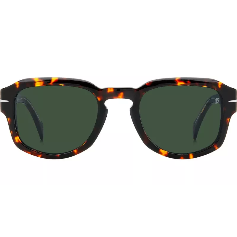 DAVID BECKHAM DB-7098-S-86 Okulary przeciwsłoneczne Havana Green 51mm