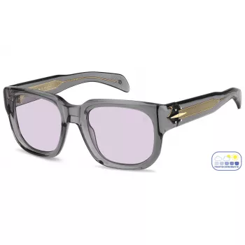 Okulary przeciwsłoneczne David Beckham DB-7146-S-KB7 dla mężczyzn, oprawka Havana acetatowa, soczewki brązowe gradientowe 53mm