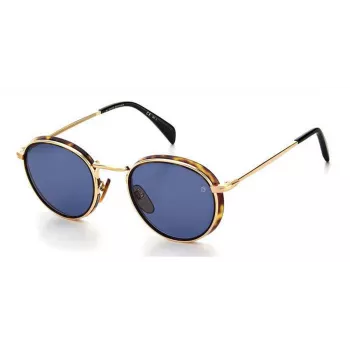 DAVID BECKHAM DB1033S2IKE9K Okulary przeciwsłoneczne męskie Havana Acetate Green Polyamide 49mm