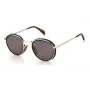 DAVID BECKHAM DB1033S2M2E9I Okulary przeciwsłoneczne Havana Brązowe Kwadratowe Acetat Męskie