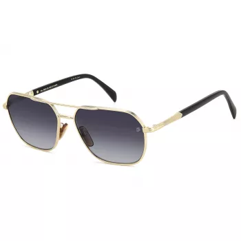 DAVID BECKHAM DB1128GSRHL Okulary przeciwsłoneczne męskie Oprawka Grey Havana Soczewki szare przyciemniane 59mm