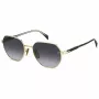 DAVID BECKHAM DB1162FSRHL Men's Square Acetate Sunglasses Havana Green 56/19/145