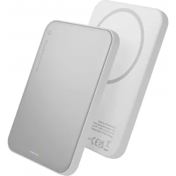DBRAMANTE 1928 dbramante1928 rechargePowerBank5KWLSlimQi225wWHT Bezprzewodowy Power Bank 5000 mAh Biały