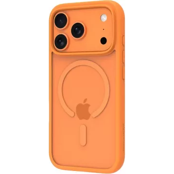 DBRAMANTE 1928 Grenen Tylna Obudowa do Telefonu Komórkowego - Kompatybilna z MagSafe - Plastik z Recyklingu - Pomarańczowa - do Apple