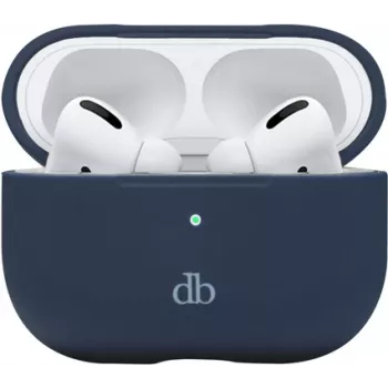 dbramante1928 Costa Rica Etui na Słuchawki - Plastik z Recyklingu, Silikon - Pacific Blue - do Apple AirPods z Etui Ładującym