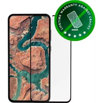 Etui DBRAMANTE1928 Eco-Shield do Samsung Galaxy A35 5G - przezroczyste z czarną krawędzią ES35CL006138