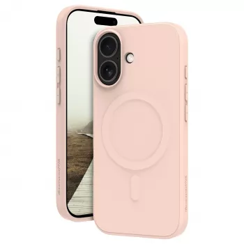 dbramante1928 Greenland Pro Back Cover do telefonu - kompatybilny z MagSafe - plastik - Rose Sand - do Apple iPhone 17