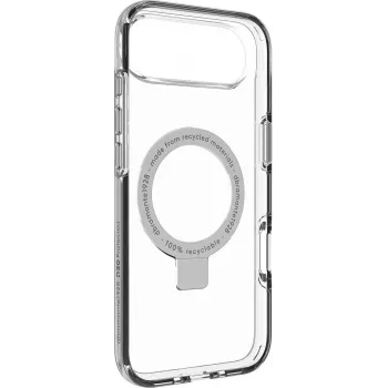 dbramante1928 Iceland Ultra Back Cover do telefonu z podstawką, kompatybilny z MagSafe, D3O, plastik, przezroczysty, do Apple iPhone Air