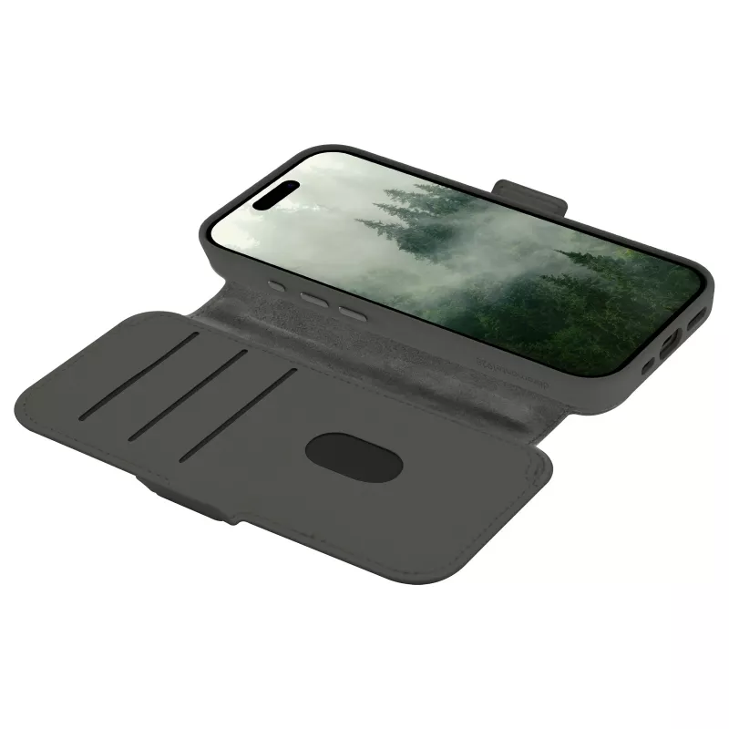 dbramante1928 Lynge Flip Case do telefonu komórkowego - kompatybilność z MagSafe - Forest Shade - do Apple iPhone 17