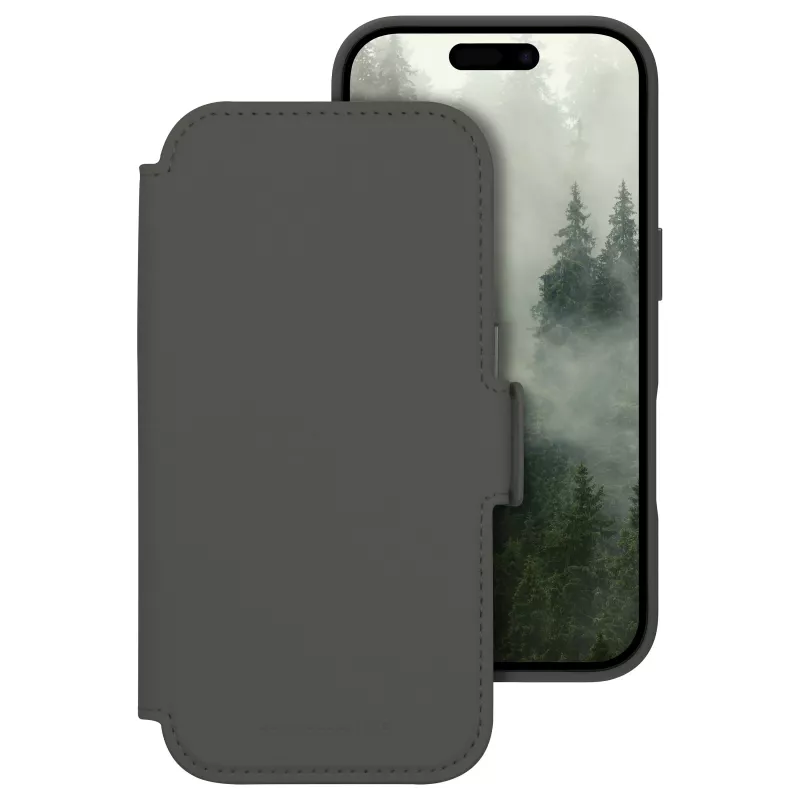 dbramante1928 Lynge Flip Case do telefonu komórkowego - kompatybilność z MagSafe - Forest Shade - do Apple iPhone 17