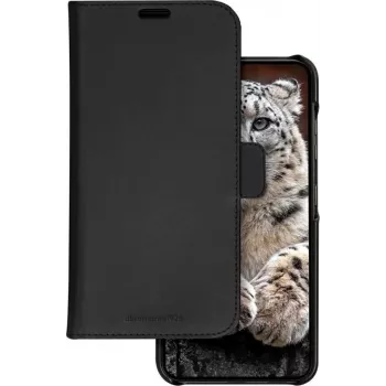 DBRAMANTE1928 Lynge etui portfelowe dla Samsung Galaxy A55 5G - skóra pełnoziarnista, czarny LY55GTBL6143