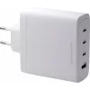 DBRAMANTE1928 Re-Charge GaN Wall Charger 140W – 4 porty wyjściowe (3x USB-C, 1x USB-A) – Biały