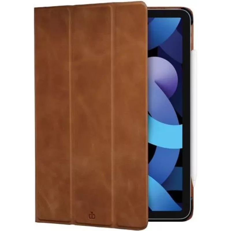 Etui folio dbramante1928 Risskov dla iPad Air 10,9 cala i iPad Pro 11 cali - Złocisty brąz, skóra pełnoziarnista RIIAGT001522