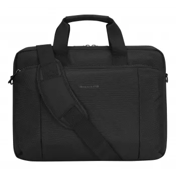 dbramante1928 Santa Monica Laptop Briefcase 14 inch Black