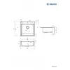 DEANTE 1-Bowl Granite Sink ZQE A10K