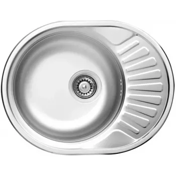 DEANTE Zlew jednokomorowy ze stali nierdzewnej z ociekaczem - stal nierdzewna, 780x435 mm, odwracalny