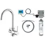 DEANTE 3-Way Kitchen Faucet with Water Filtration Set, Matte Black, BCHF064M