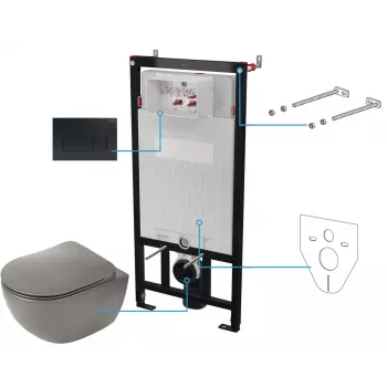 DEANTE 6-in-1 Zestaw podtynkowy do WC