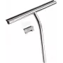 DEANTE ADI_031K Profesjonalna ściągaczka do szyb z wieszakiem, 35 cm, stal nierdzewna i naturalna guma, ergonomiczna rączka PP, niebieski/szary