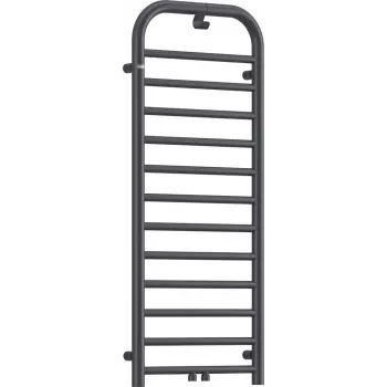 DEANTE AGI_DG41 Grzejnik Łazienkowy - Wysokość 121 cm, Biały (RAL 9003), 667W, Drabinka/Wieszak na Ręczniki