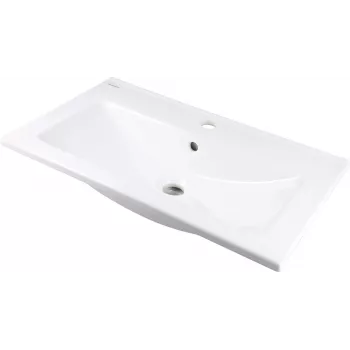 DEANTE Wbudowana ceramiczna umywalka z miejscem na baterię