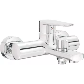 DEANTE BUT 010M Bateria wannowa ścienna jednouchwytowa, chrom
