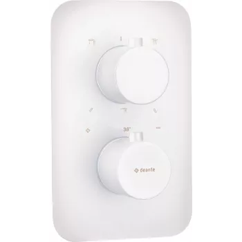 DEANTE Zewnętrzny Element do Głowicy Termostatycznej BOX M30x1.5 Biały