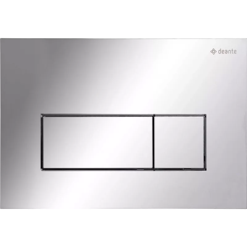 DEANTE Płytka spłukująca do ram podtynkowych - Slim - Chrom