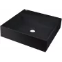 DEANTE Granitowy Zlew Nablatowy z Otworem na Baterię - 400x400 mm - Beżowy