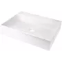 DEANTE Granitowa umywalka nablatowa z otworem na baterię - 500x400 mm antracytowy szary