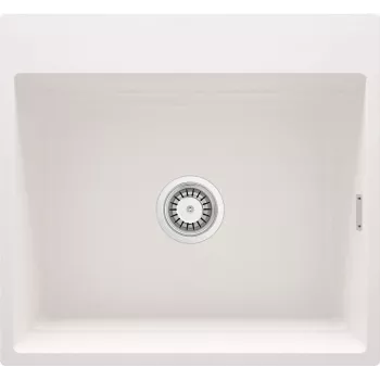 DEANTE Magnetic Granite Sink 1-Bowl Black 500x400mm
