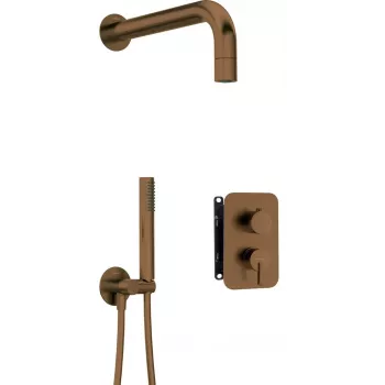 DEANTE Neo Podtynkowy Zestaw Prysznicowy z Deszczownicą 250 mm Chrom