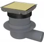 DEANTE Point Drain - Reversible 100x100 mm Odpływ prysznicowy ze stali nierdzewnej