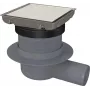 DEANTE Point Drain - Odwracalny odpływ prysznicowy ze stali nierdzewnej 150x150mm